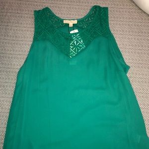 Green tank top